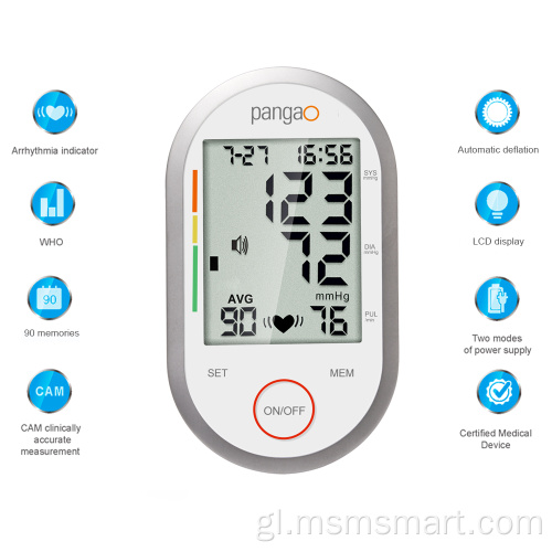 Monitor de presión arterial dixital clínica clínica médica
